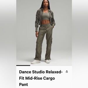 Dance studio relax fit MR cargo pant Lululemon